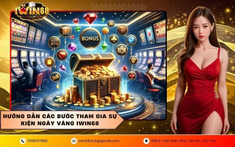 Hướng dẫn các bước tham gia sự kiện ngày vàng IWIN68